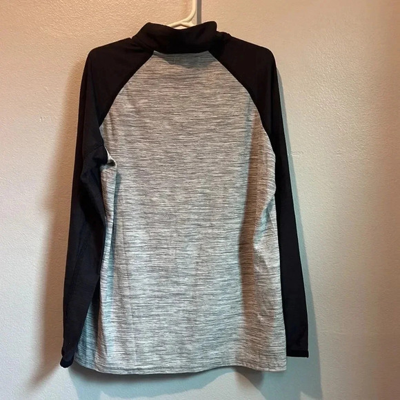 Old navy active boys medium 8 breathe one quarter zip grey and black top - Picture 5 of 5
